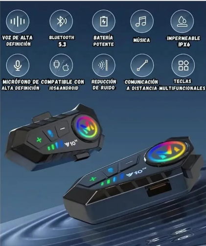 Intercomunicador para moto V10 X1