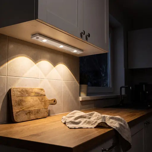 Luz Led 3D con sensor de movimiento.